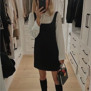 Black jumper dress